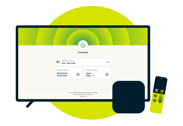 Logga in på ExpressVPN Logga in på din Apple TV VPN-app med dina ExpressVPN-inloggningsuppgifter. Anslut till en server på önskad plats och bö...
