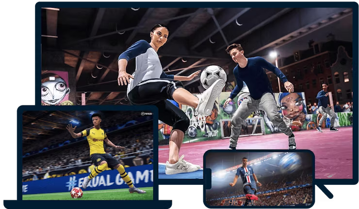 FIFA su una variet&agrave; di dispositivi.
